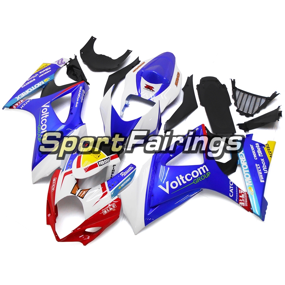 Fairing Kit Fit For Suzuki GSXR1000 K7 2007 - 2008 - Blue White