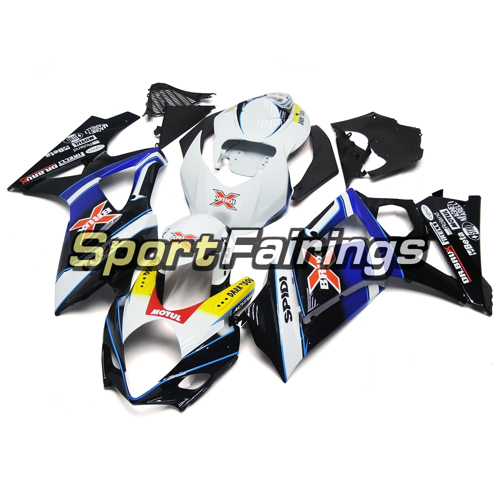 Fairing Kit Fit For Suzuki GSXR1000 K7 2007 - 2008 - White Black