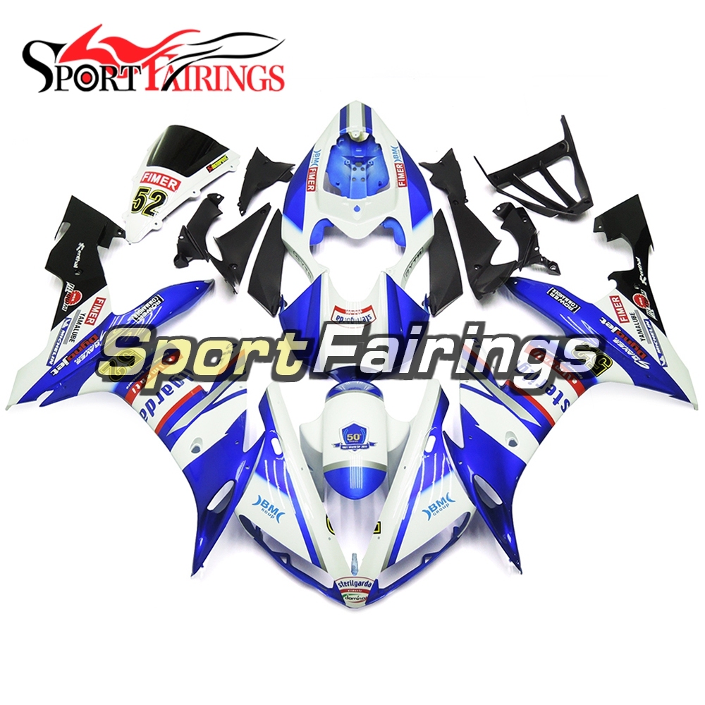 Fairing Kit Fit For Yamaha YZF R1 2004 - 2006 - White Blue