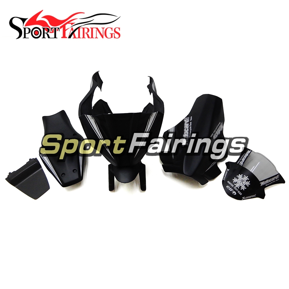Fiberglass Racing Fairing Kit Fit For Kawasaki ZX10R 2011 - 2015 -Matte Black