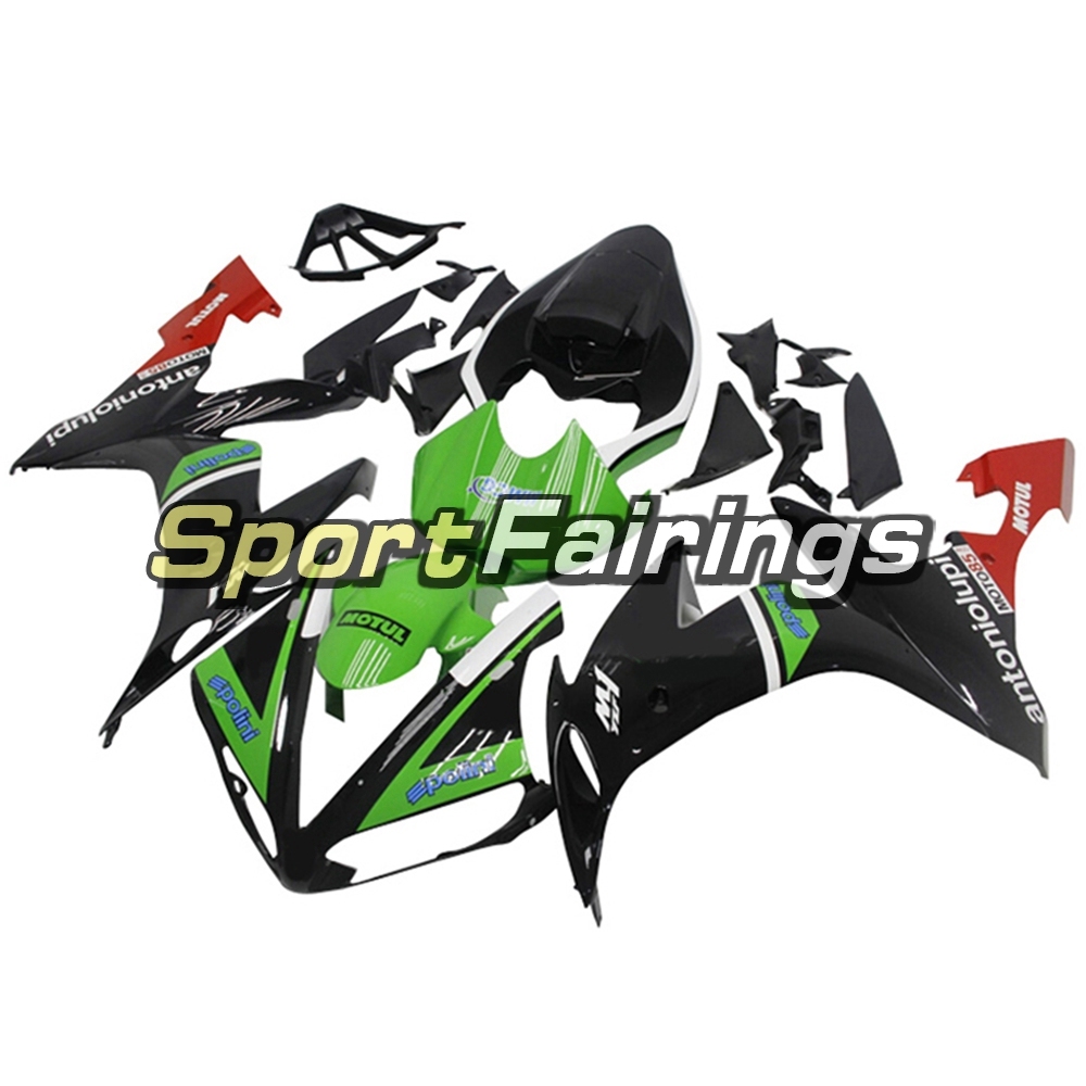 Fairing Kit Fit For Yamaha YZF R1 2004 - 2006 - Green Black