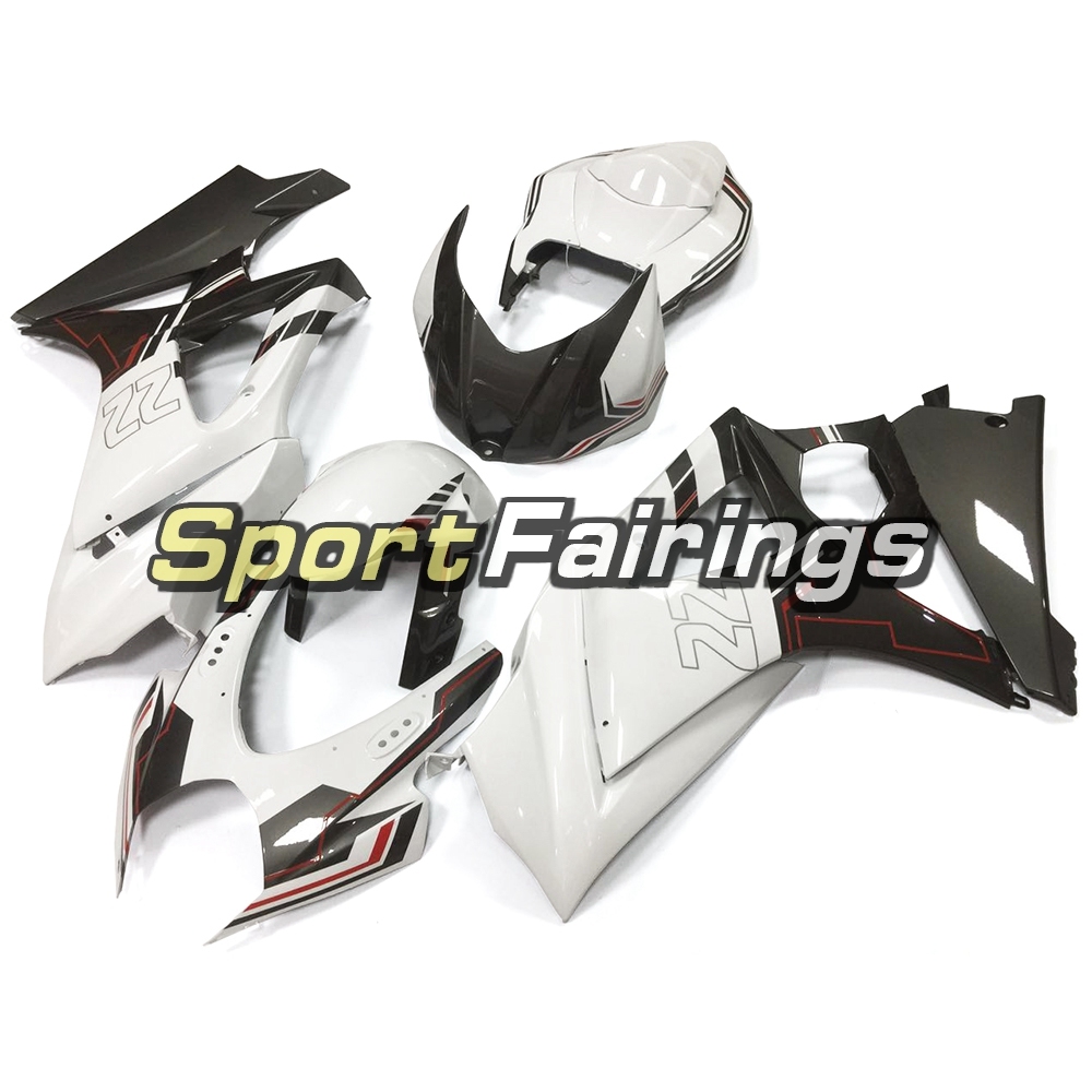 Fairing Kit Fit For Suzuki GSXR1000 K7 2007 - 2008 - White Black