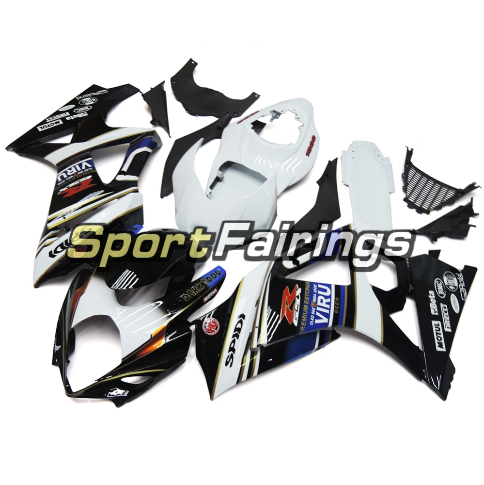 Fairing Kit Fit For Suzuki GSXR1000 K7 2007 - 2008 - White Black