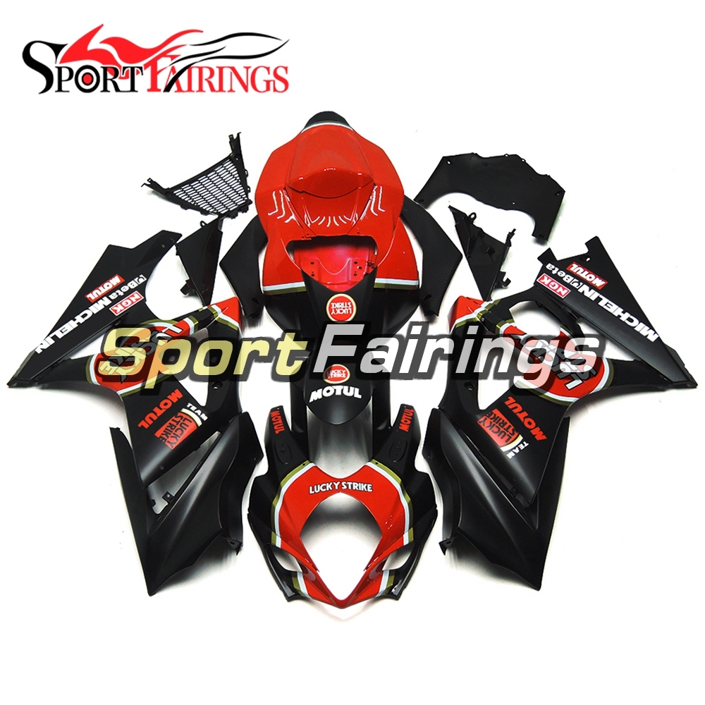 Fairing Kit Fit For Suzuki GSXR1000 K7 2007 - 2008 - Black Red