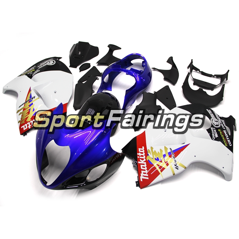 Fairing Kit Fit For Suzuki GSXR1300 Hayabusa 1997 - 2007 - Blue White
