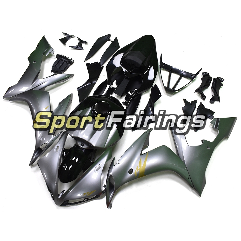 Fairing Kit Fit For Yamaha YZF R1 2004 - 2006 - Silver Black