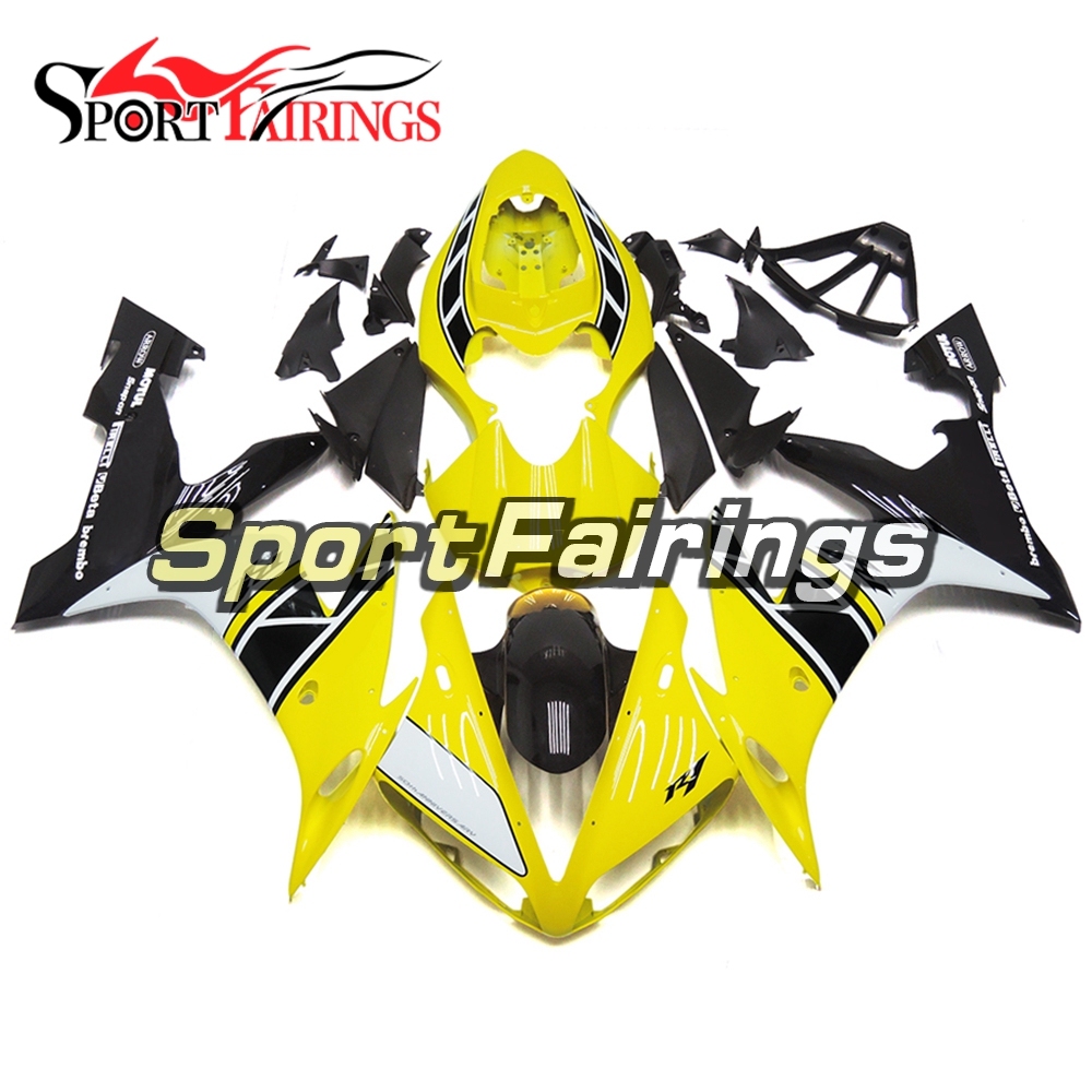 Fairing Kit Fit For Yamaha YZF R1 2004 - 2006 - Yellow Black