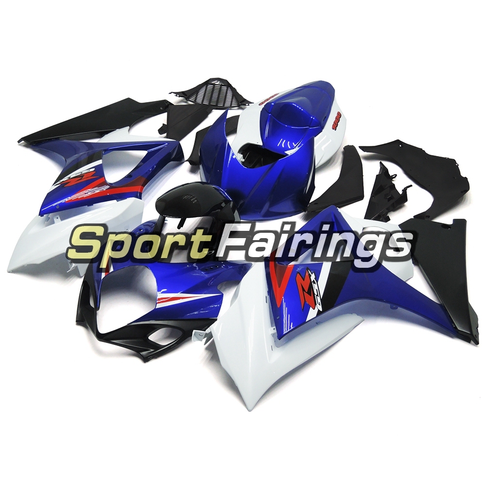 Fairing Kit Fit For Suzuki GSXR1000 K7 2007 - 2008 - Blue Black White