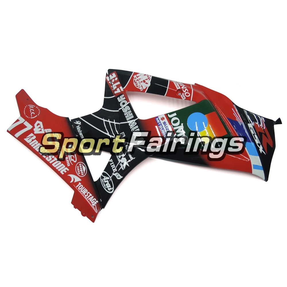 Fairing Kit Fit For Suzuki GSXR1000 K7 2007 - 2008 - Gloss Red Black