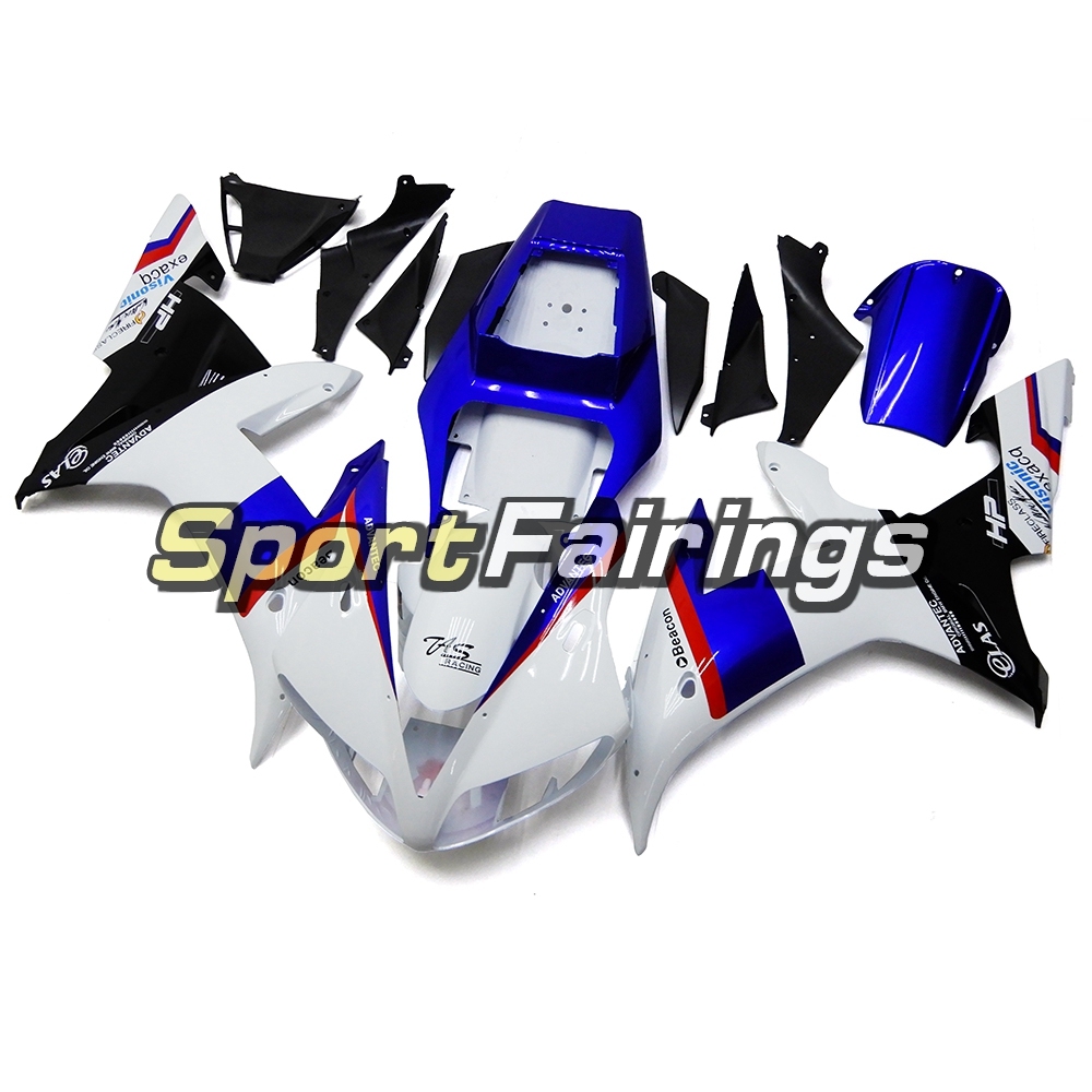 Fairing Kit Fit For Yamaha YZF R1 2002 2003 - White Blue