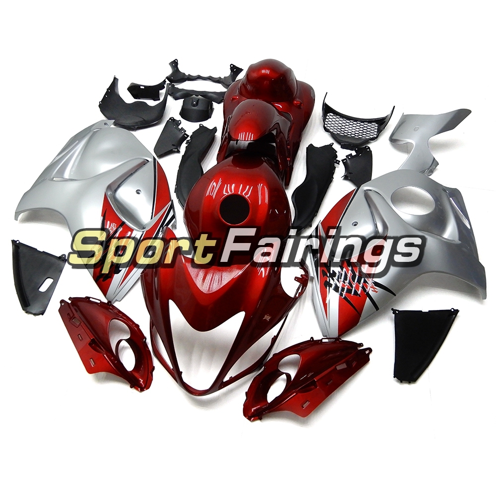 Fairing Kit Fit For Suzuki GSXR1300 Hayabusa 2008 - 2016 - Red Silver