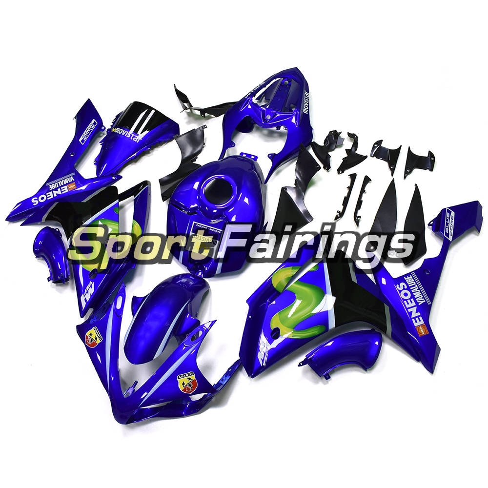 Fairing Kit Fit For Yamaha YZF R1 2007 2008 - Movistar Blue