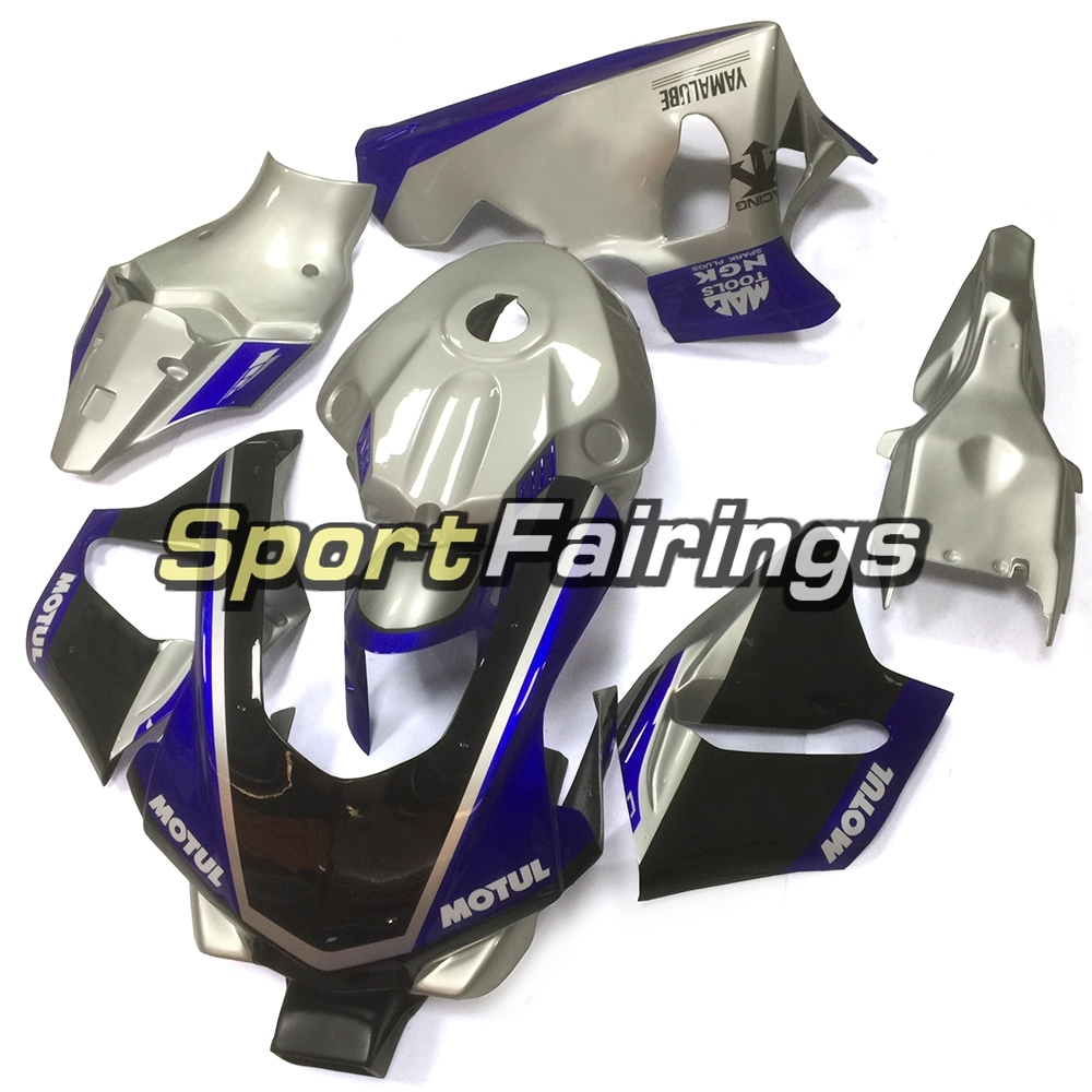 Fiberglass Racing Fairing Kit Fit For Yamaha YZF R1 2015 2016 - Silver Blue