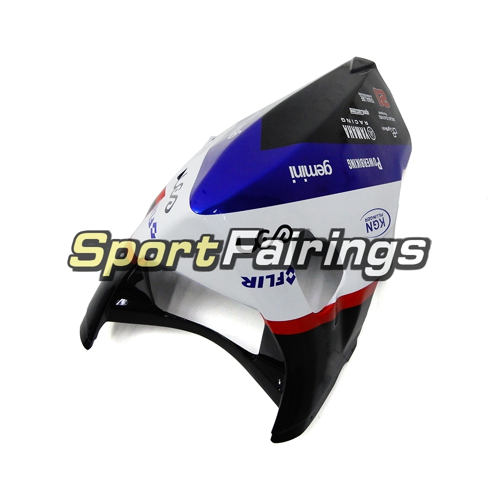 Fiberglass Racing Fairing Kit Fit For Yamaha YZF R1 2015 2016 -  Blue White