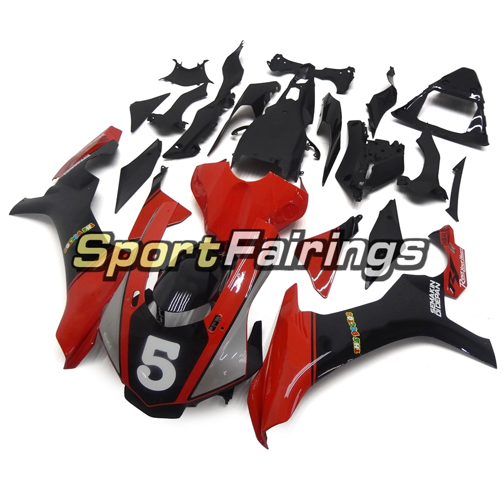 Fairing Kit Fit For Yamaha YZF R1 2015 2016 - Red Grey