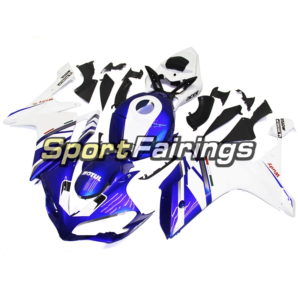 Fairing Kit Fit For Yamaha YZF R1 2007 2008 - White Blue