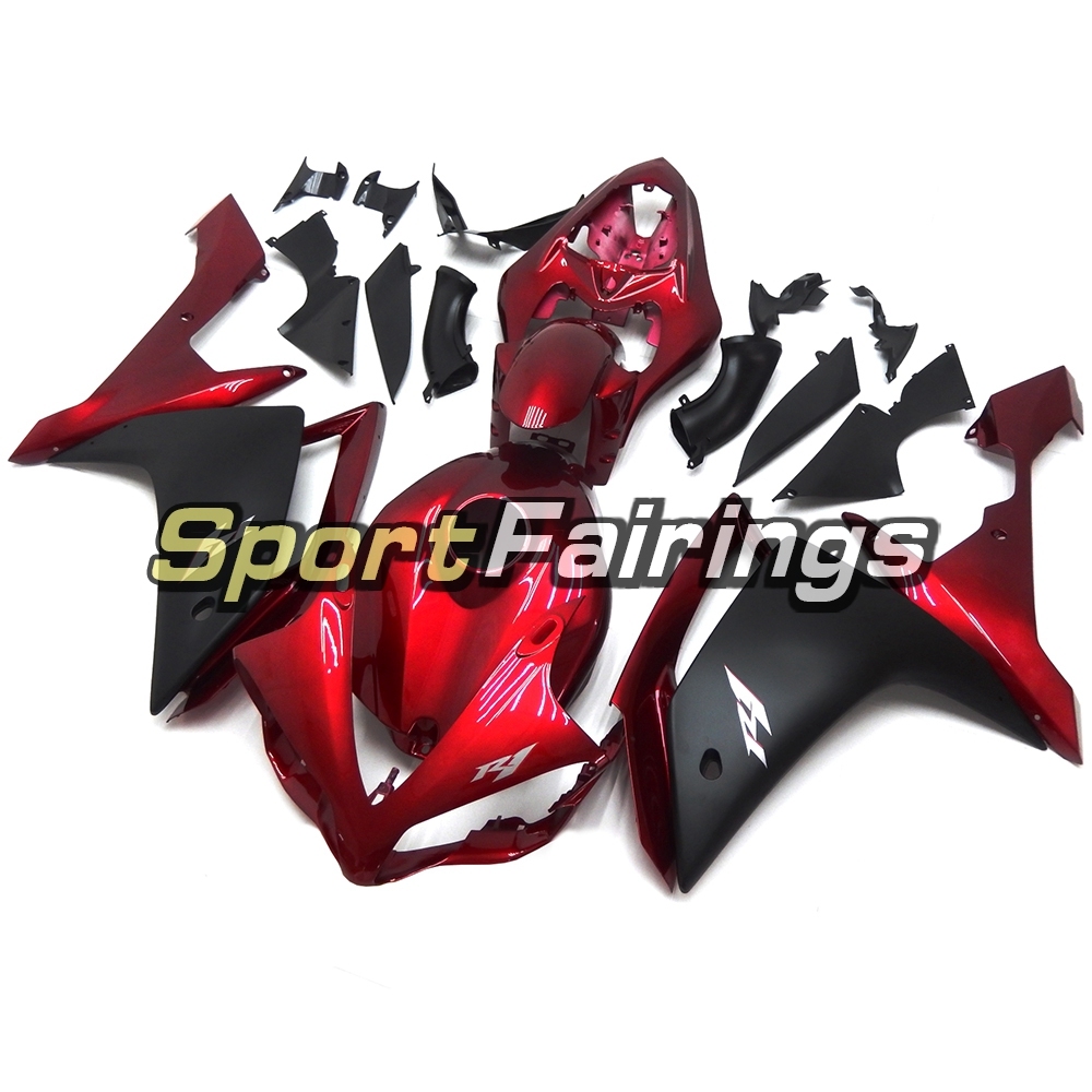 Fairing Kit Fit For Yamaha YZF R1 2007 2008 - Red Black