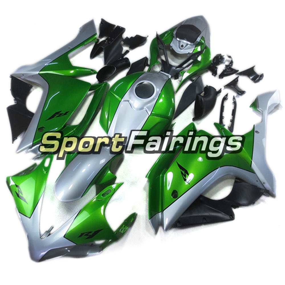 Fairing Kit Fit For Yamaha YZF R1 2007 2008 - Green Silver
