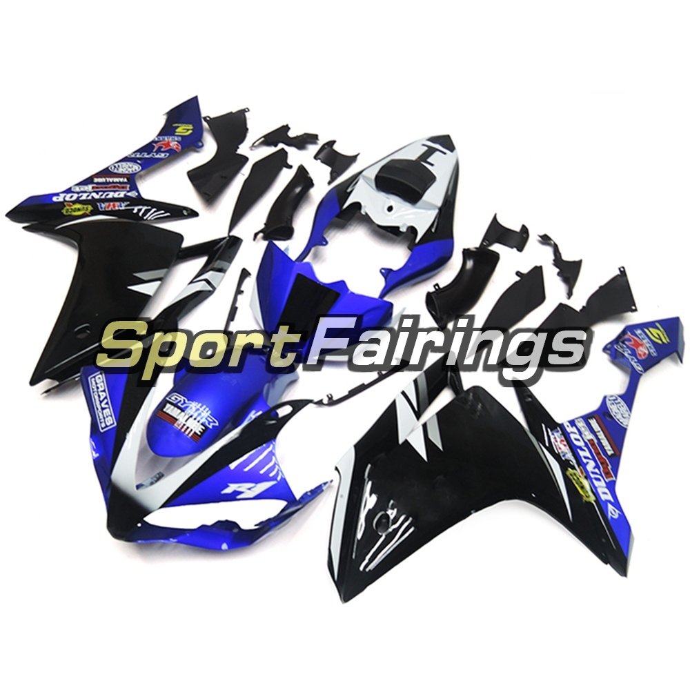 Fairing Kit Fit For Yamaha YZF R1 2007 2008 - Blue Black