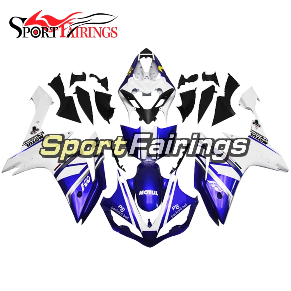 Fairing Kit Fit For Yamaha YZF R1 2007 2008 - Blue White