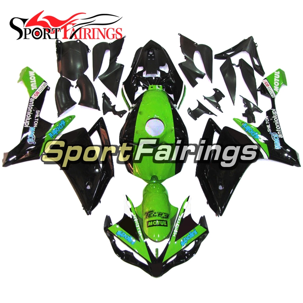 Fairing Kit Fit For Yamaha YZF R1 2007 2008 - Green Black
