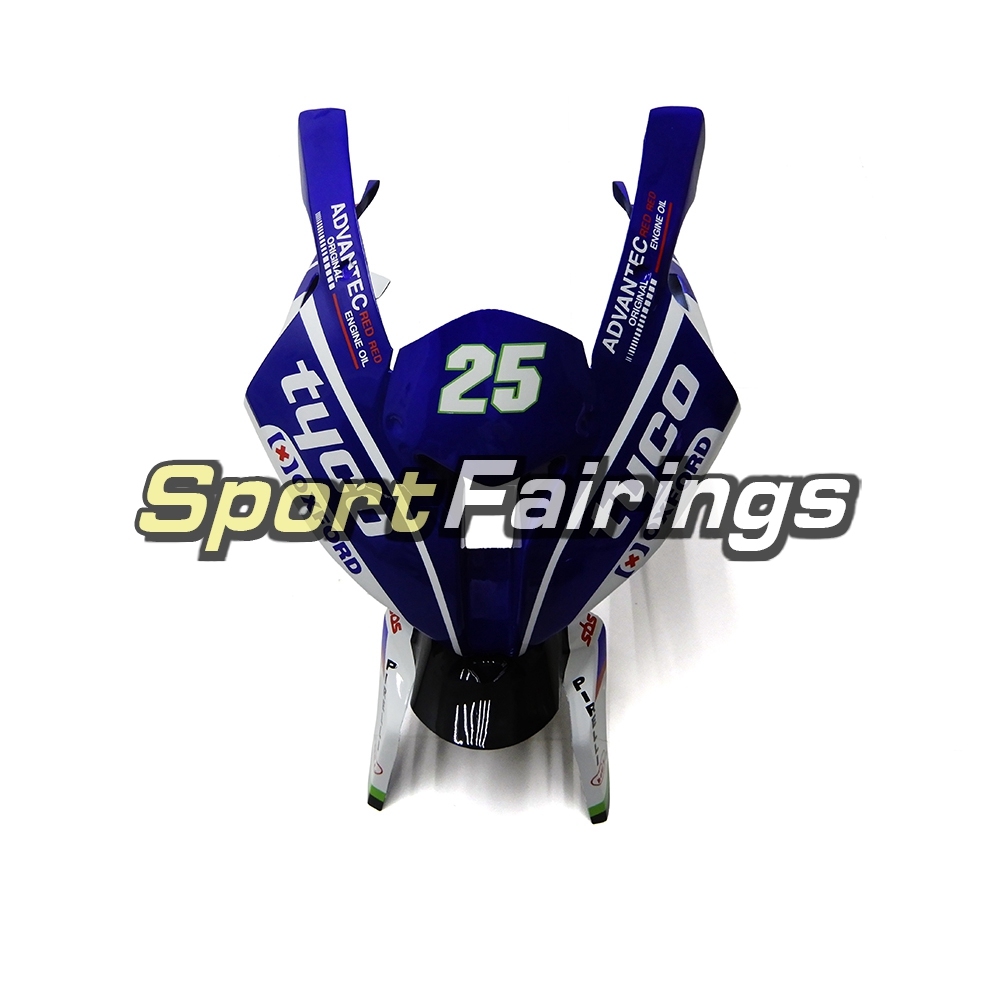 Firberglass Fairing Kit Fit For BMW S1000RR 2011 - 2014 - White Blue