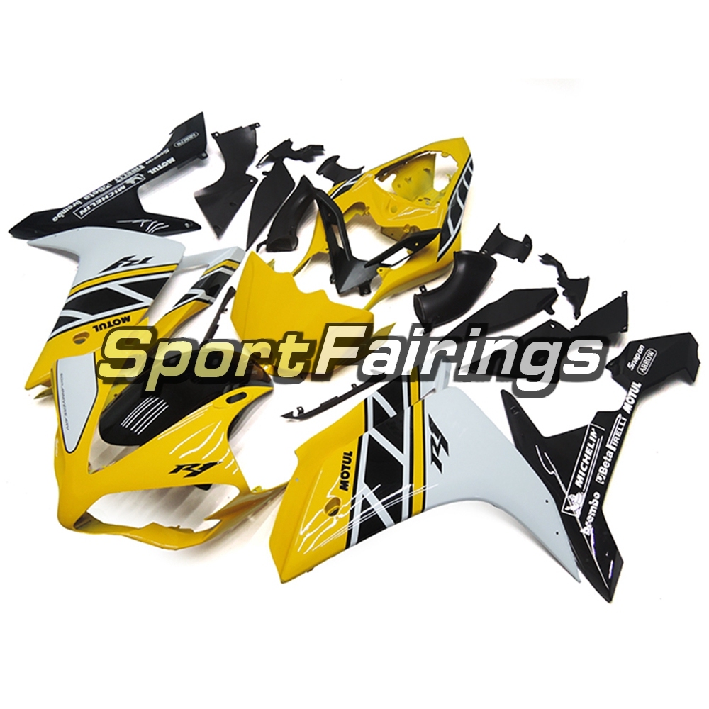 Fairing Kit Fit For Yamaha YZF R1 2007 2008 - Yellow White Black
