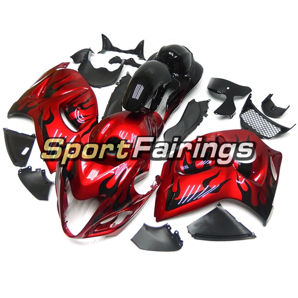 Fairing Kit Fit For Suzuki GSXR1300 Hayabusa 2008 - 2016 - Red Black