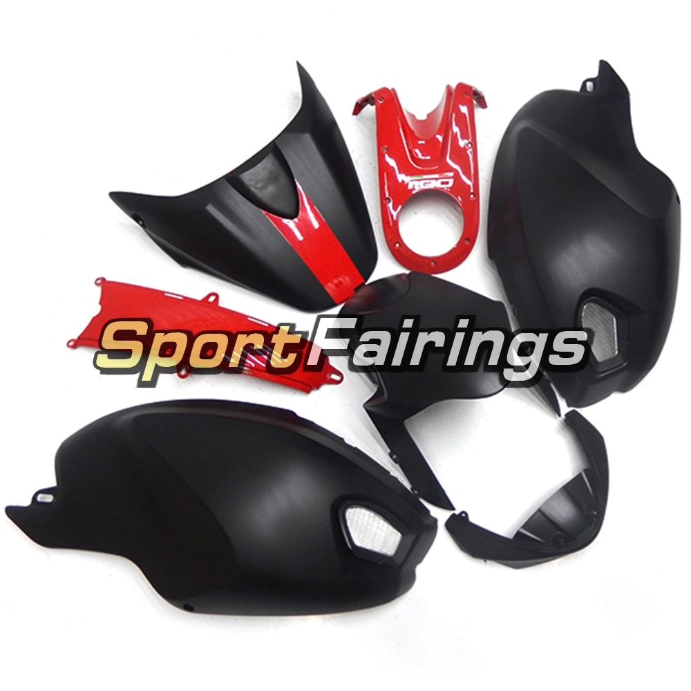 Fairing Kit Fit For Ducati  696/796/795/M1000/M1100 2009 - 2011 - Matte Black Red