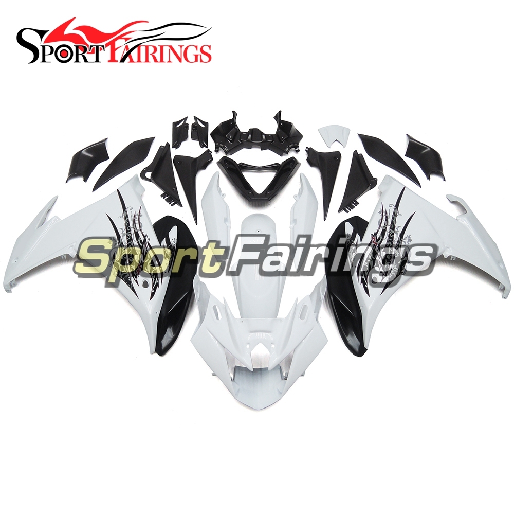 Fairing Kit Fit For Yamaha FZ6R 2009 2010 - White Black
