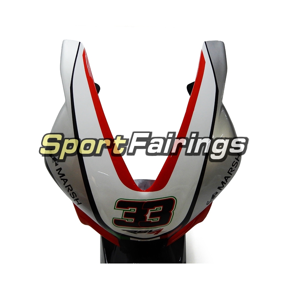Firberglass Fairing Kit Fit For Aprilia RSV4 1000 2010 - 2015 - Yellow Silver Black
