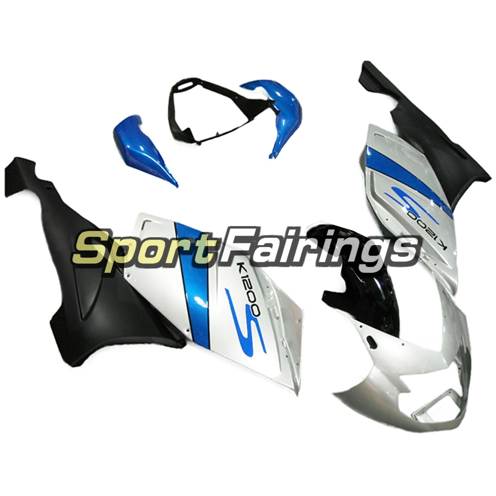 Fairing Kit Fit For BMW K1200S 2005 - 2008 - Silver Blue Black