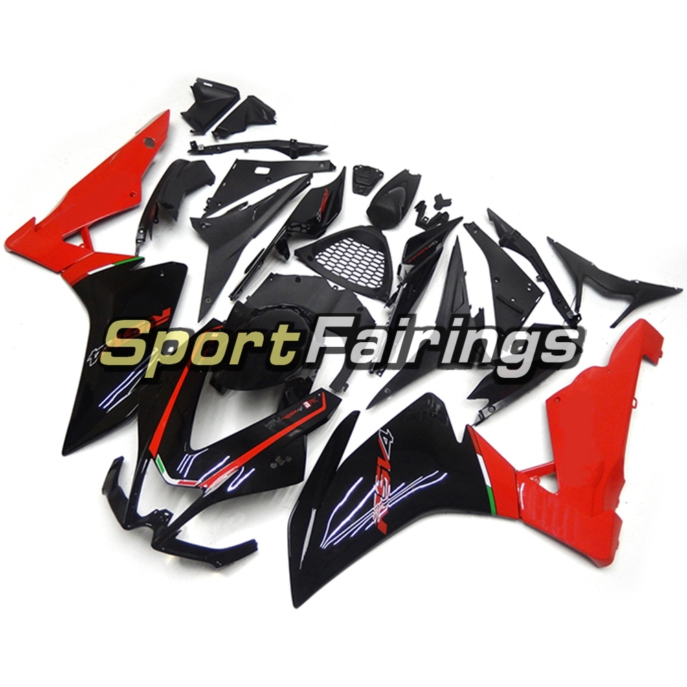 Fairing Kit Fit For Aprilia RSV4 1000 2010 - 2015 - Black Red