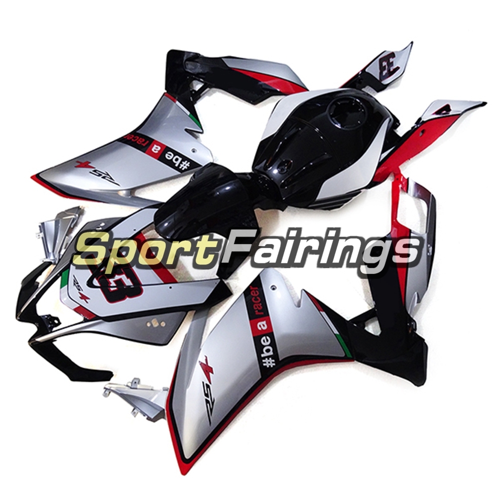 Fairing Kit Fit For Aprilia RS125 RS4 125 2012 - 2014 - Silver Black