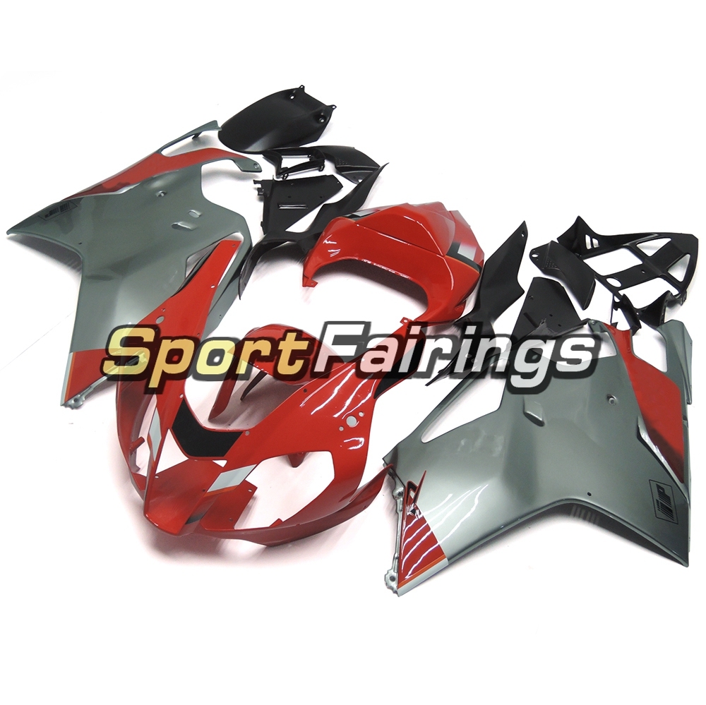 Fairing Kit Fit For Aprilia RSV1000 Mile 2003 - 2006 - Red Silver