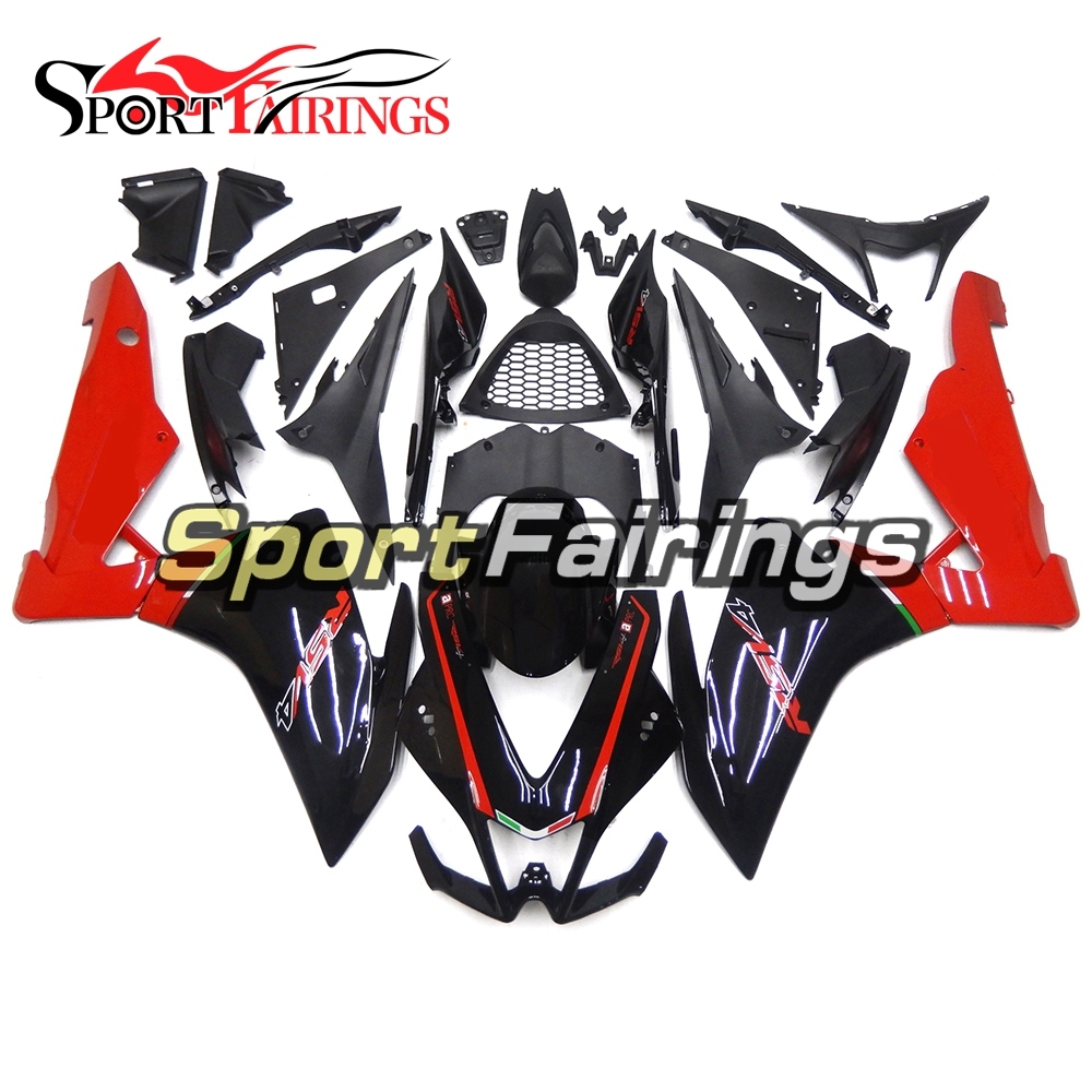Fairing Kit Fit For Aprilia RSV4 1000 2010 - 2015 - Black Red