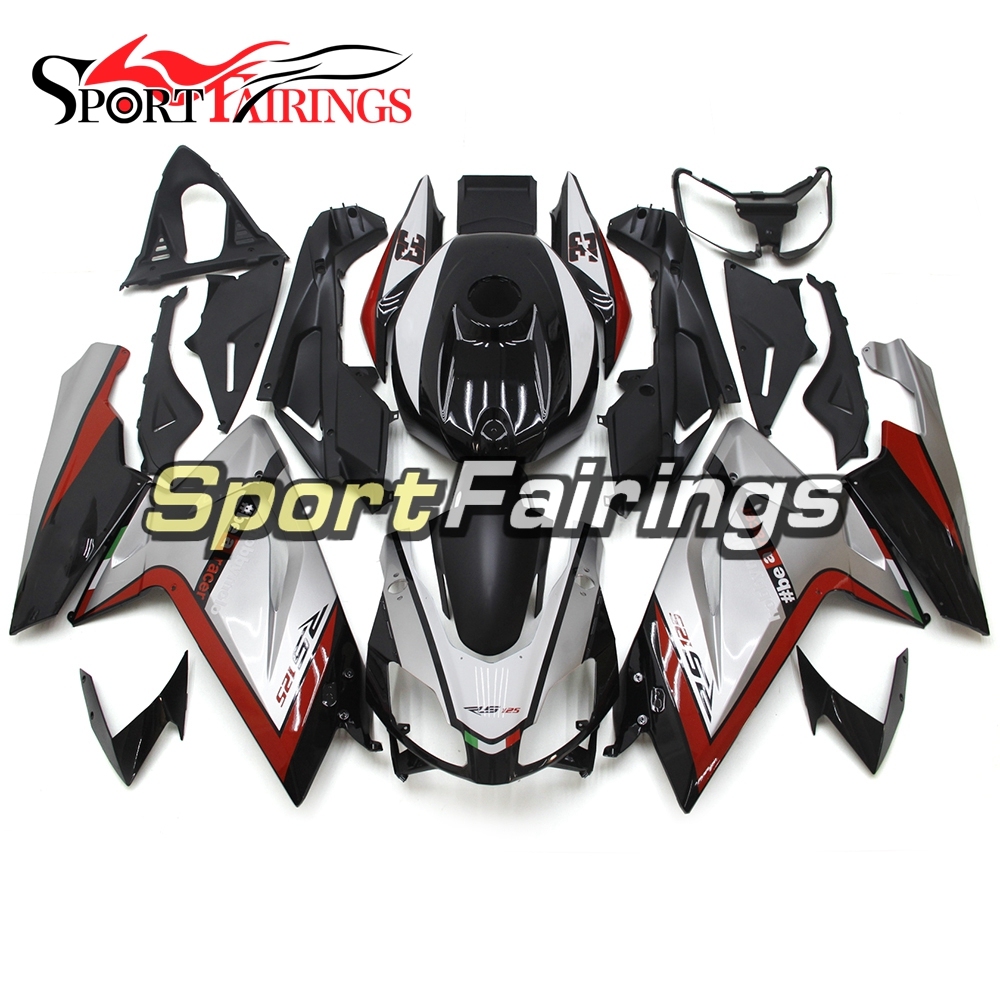 Fairing Kit Fit For Aprilia RS125 RS4 125 2006 - 2011 - Silver Black Red