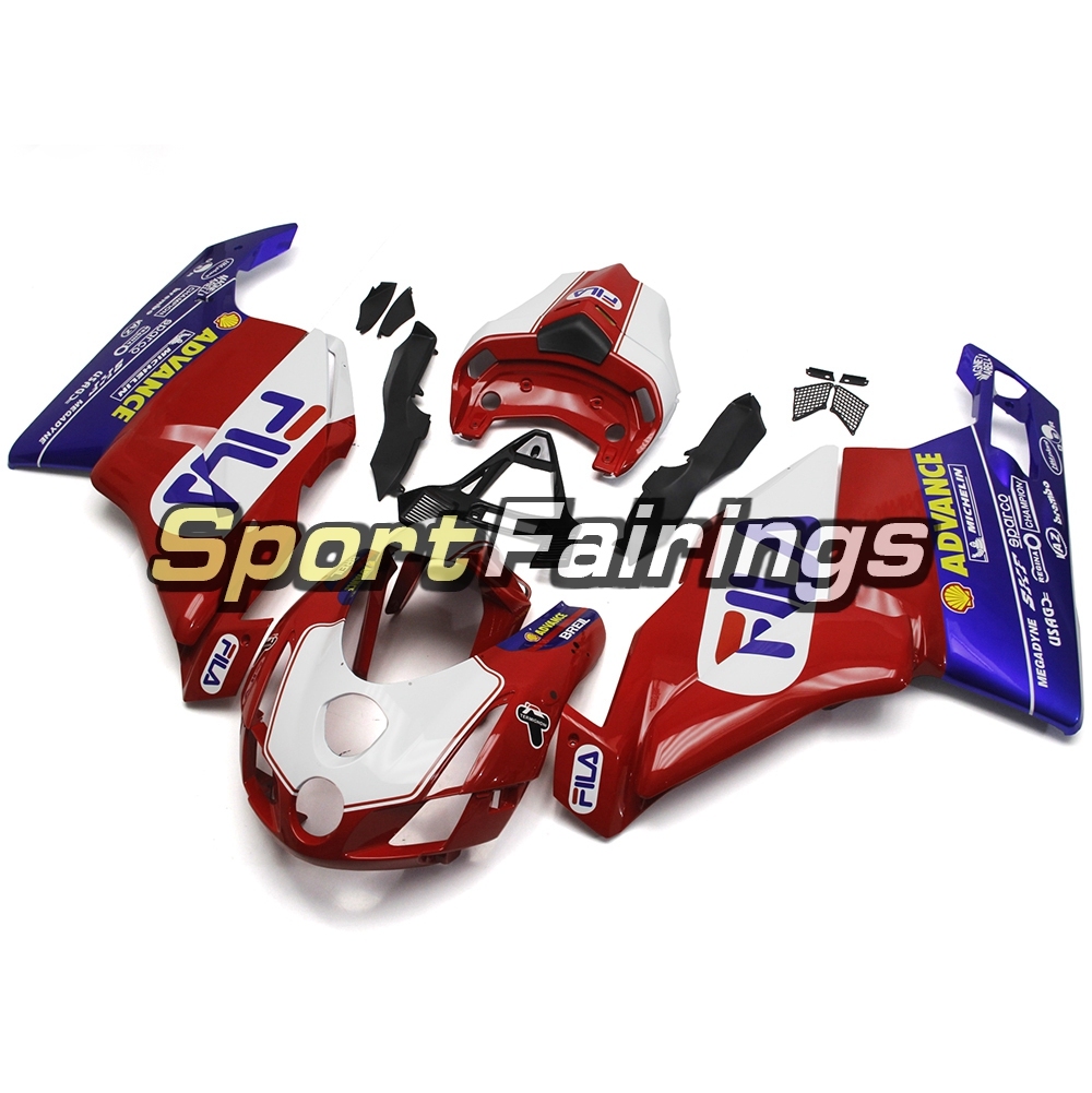 Fairing Kit Fit For Ducati 999/749 2003 - 2004 -  Red White Blue