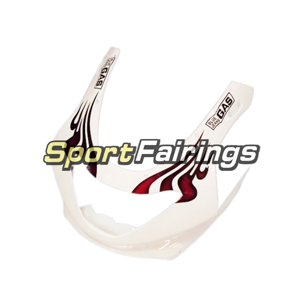 Fairing Kit Fit For Yamaha YZF600R Thundercat 1997 - 2007 - White Red Flames