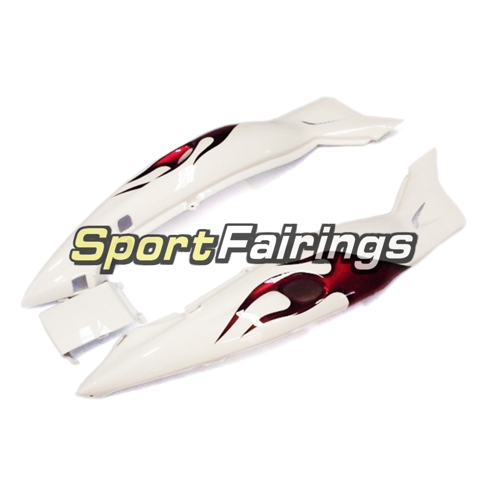 Fairing Kit Fit For Yamaha YZF600R Thundercat 1997 - 2007 - White Red Flames