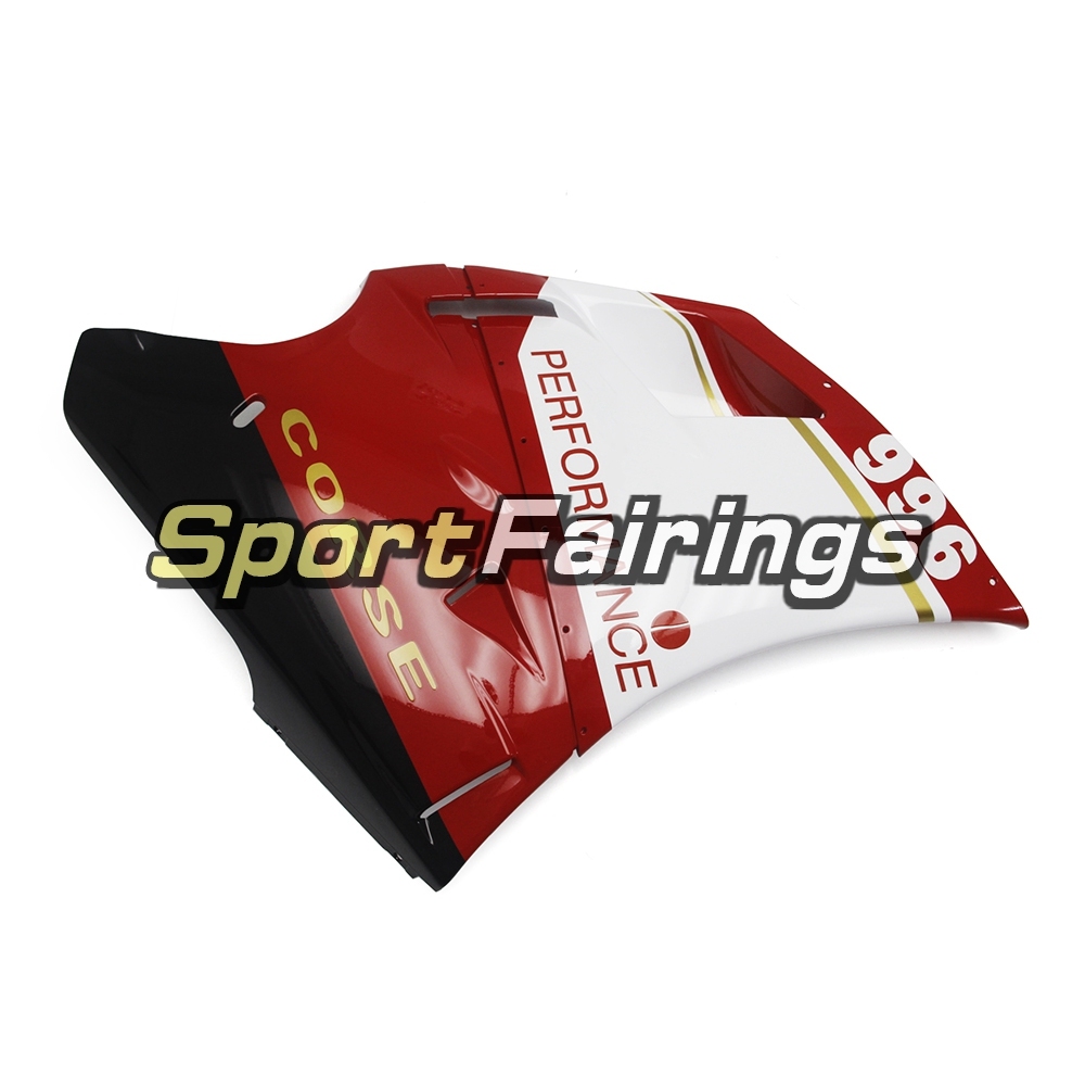 Fairing Kit Fit For Ducati 996/748/916/998 Monoposto 1996 - 2002 - Gloss Red White