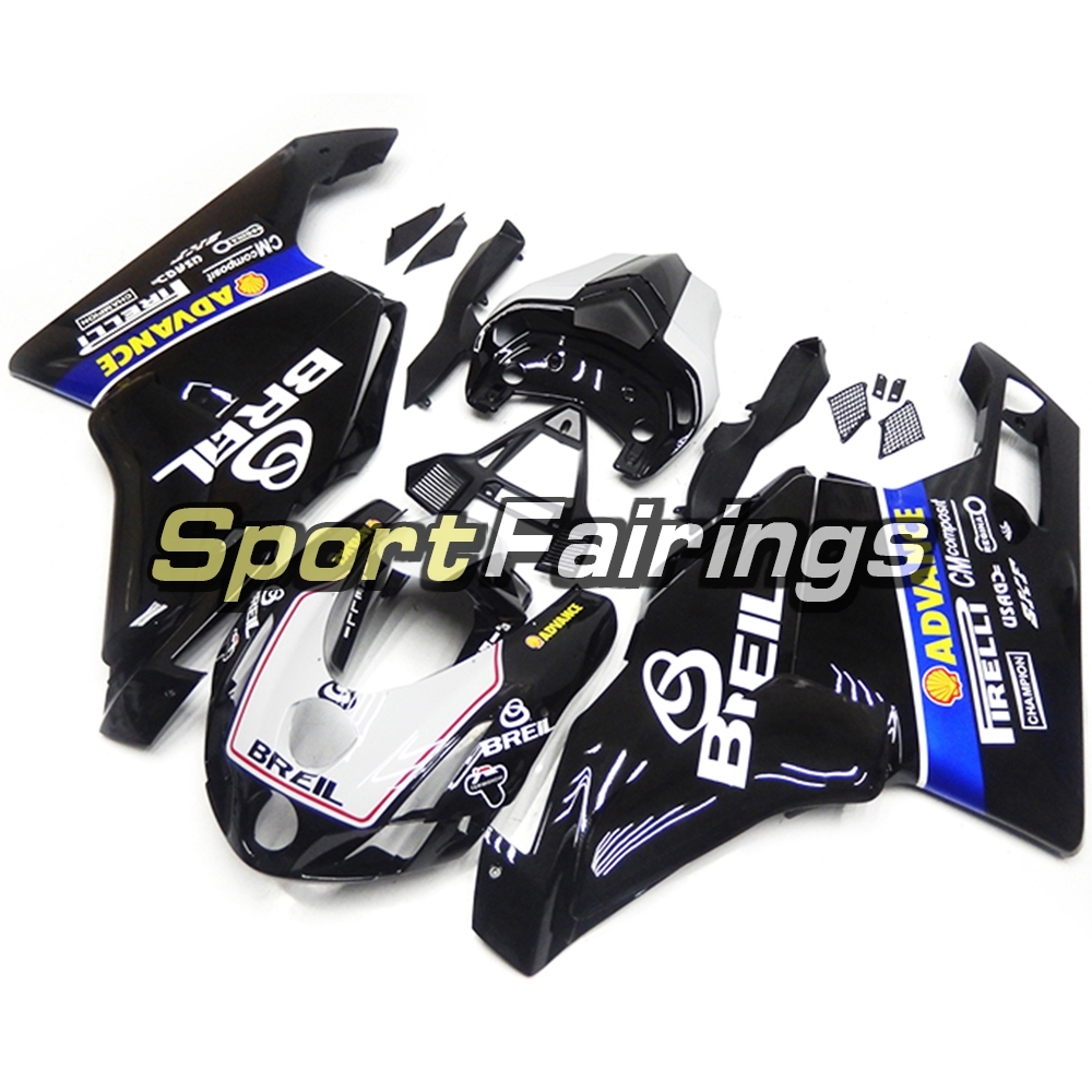 Fairing Kit Fit For Ducati 999/749 2003 - 2004 - Black White