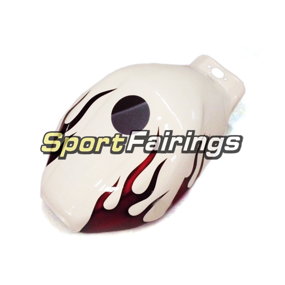 Fairing Kit Fit For Yamaha YZF600R Thundercat 1997 - 2007 - White Red Flames
