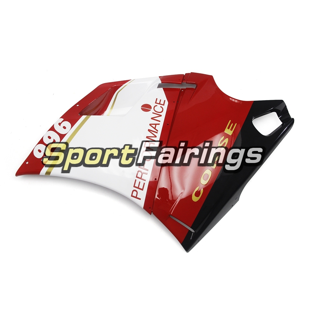 Fairing Kit Fit For Ducati 996/748/916/998 Monoposto 1996 - 2002 - Gloss Red White