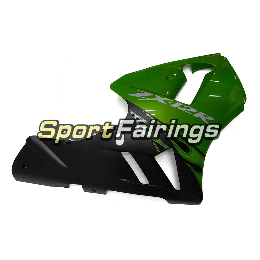 専用 グリーン様 Kawasaki Ninja ZX12R Fairings (2002-2006) Lime Green, White