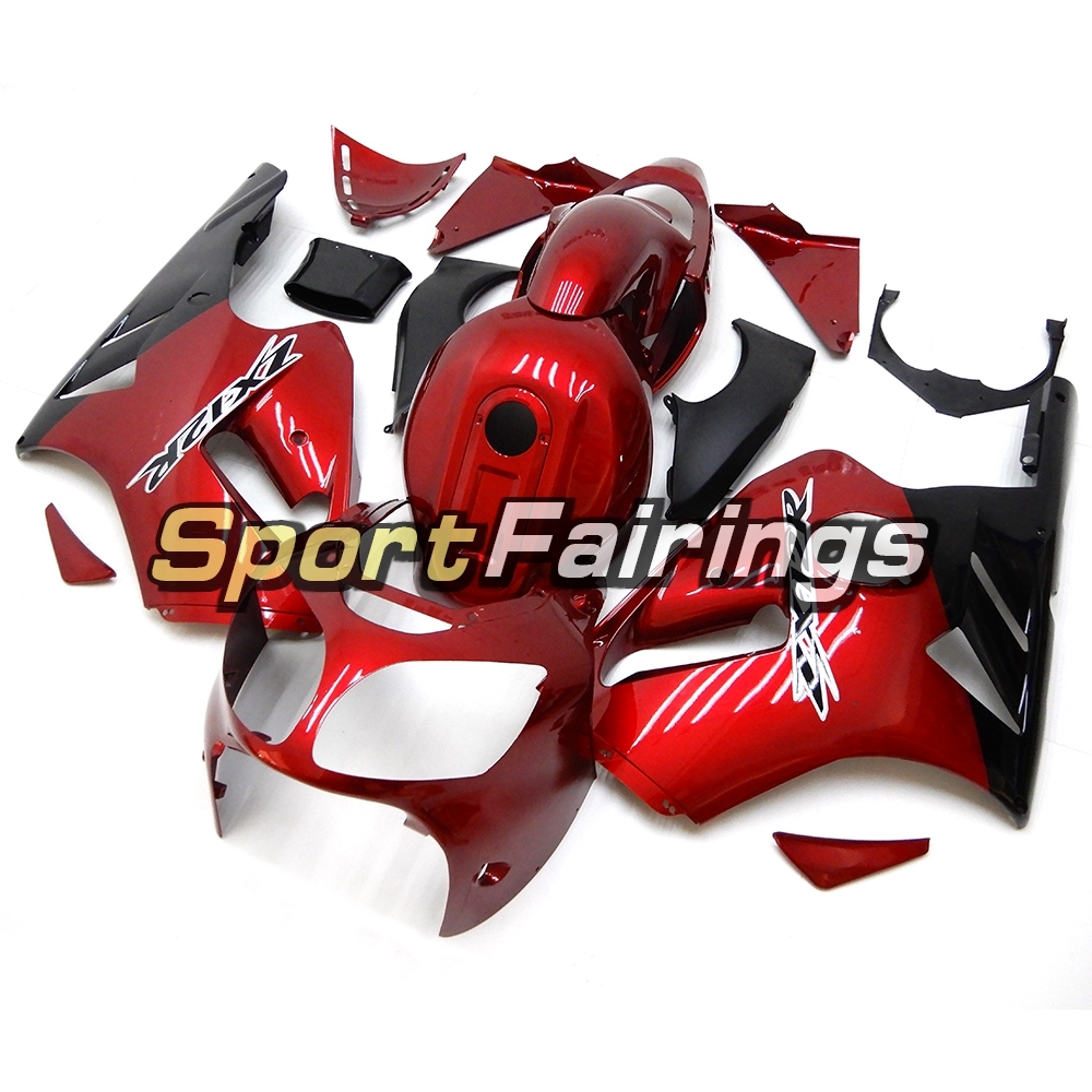 Fairing Kit Fit For Kawasaki ZX12R 2000 2001 -Pearl Red Black