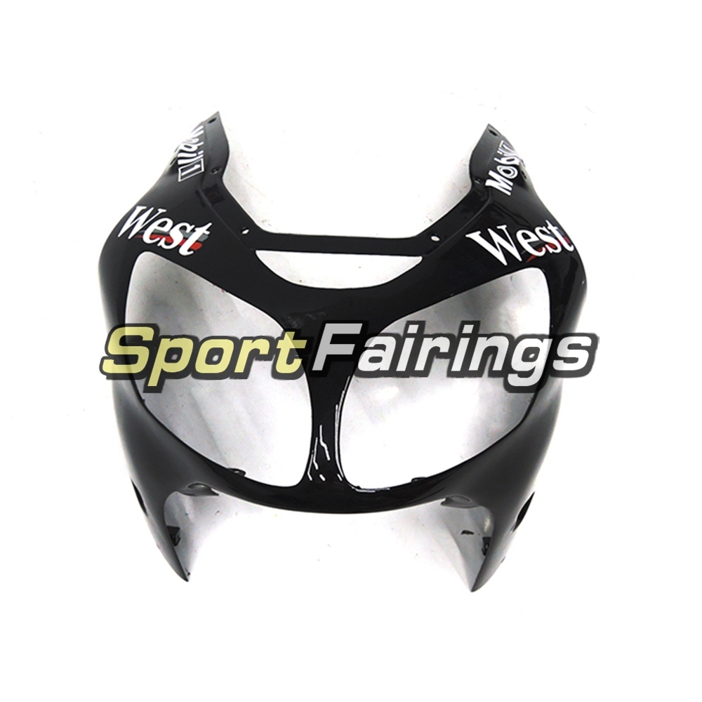 Fairing Kit Fit For Kawasaki ZX12R 2000 2001 -West Black White