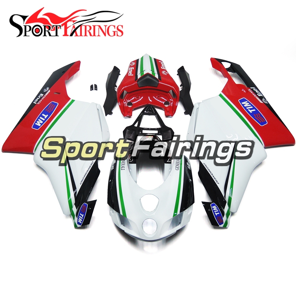 Fairing Kit Fit For Ducati 999/749 2005 - 2006 - Red White