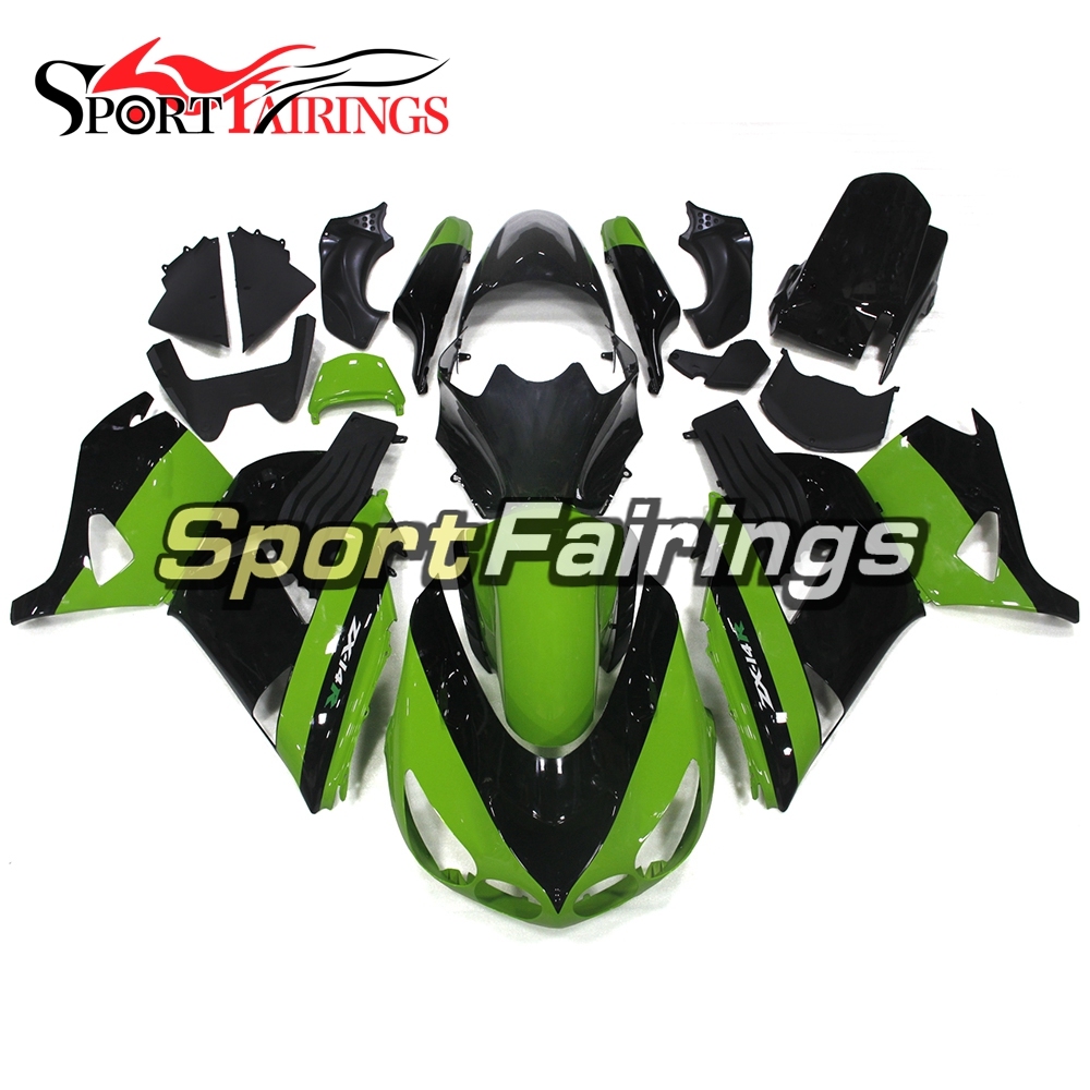 Fairing Kit Fit For Kawasaki ZX-14R /ZZ-R1400 2006 - 2011  -Green Black