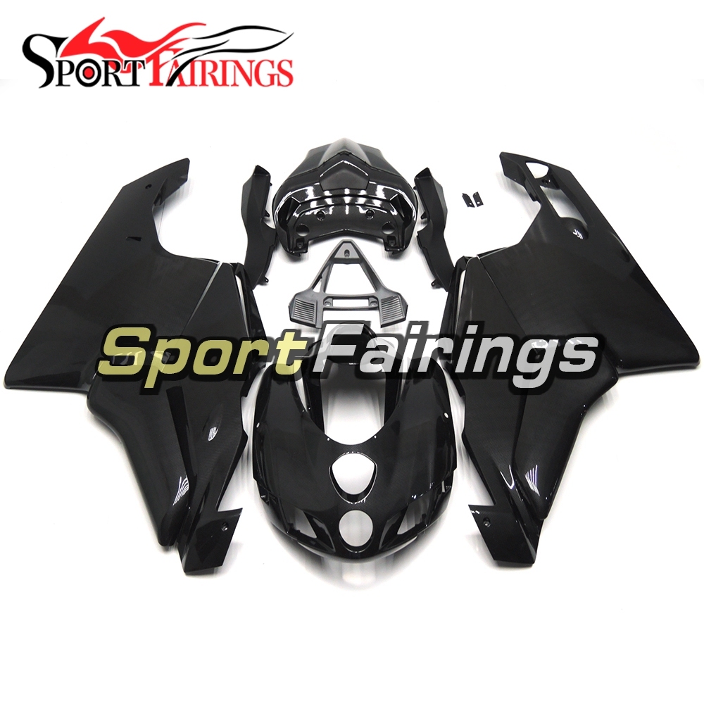 Carbon Fiber Look Fairing Kit Fit For Ducati 999/749 2005 - 2006 -  Black